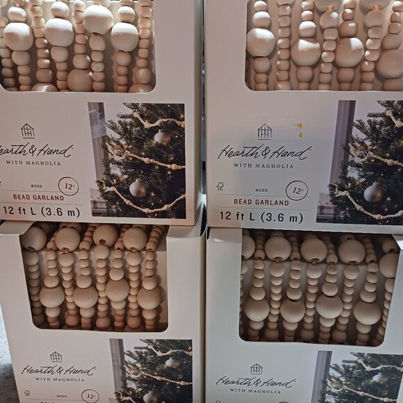 Hearth & Hand with Magnolia bead garland - Picture 1 of 2